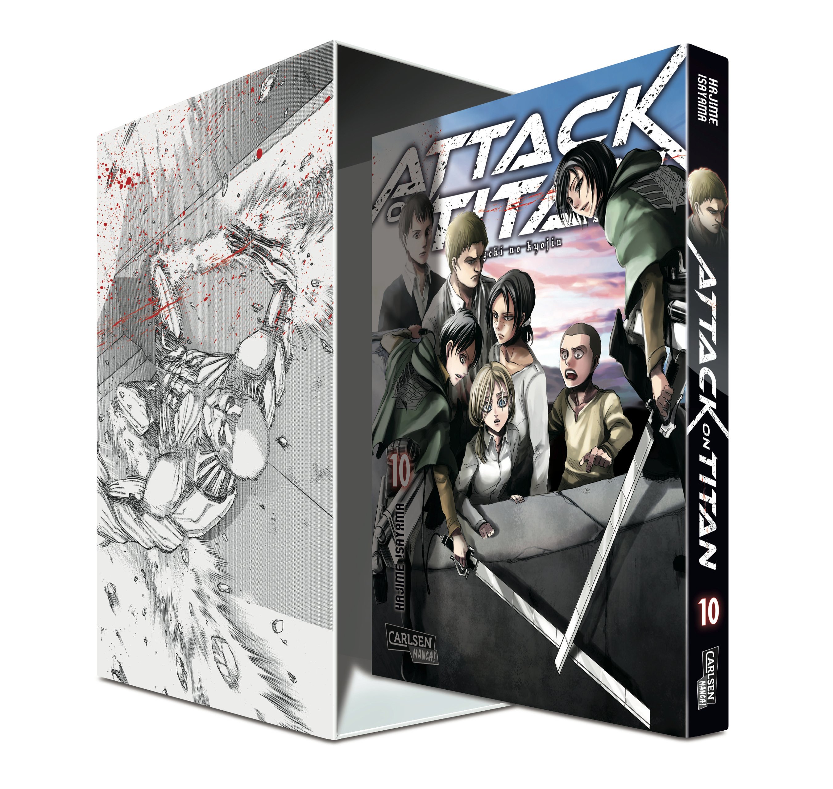 Attack on Titan 10 + Sammelschuber